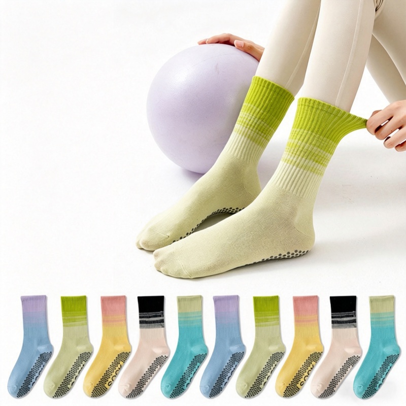 Grip Sock Yoga - Dreamlikelin 1 Çift Kadın Orta Buzağı