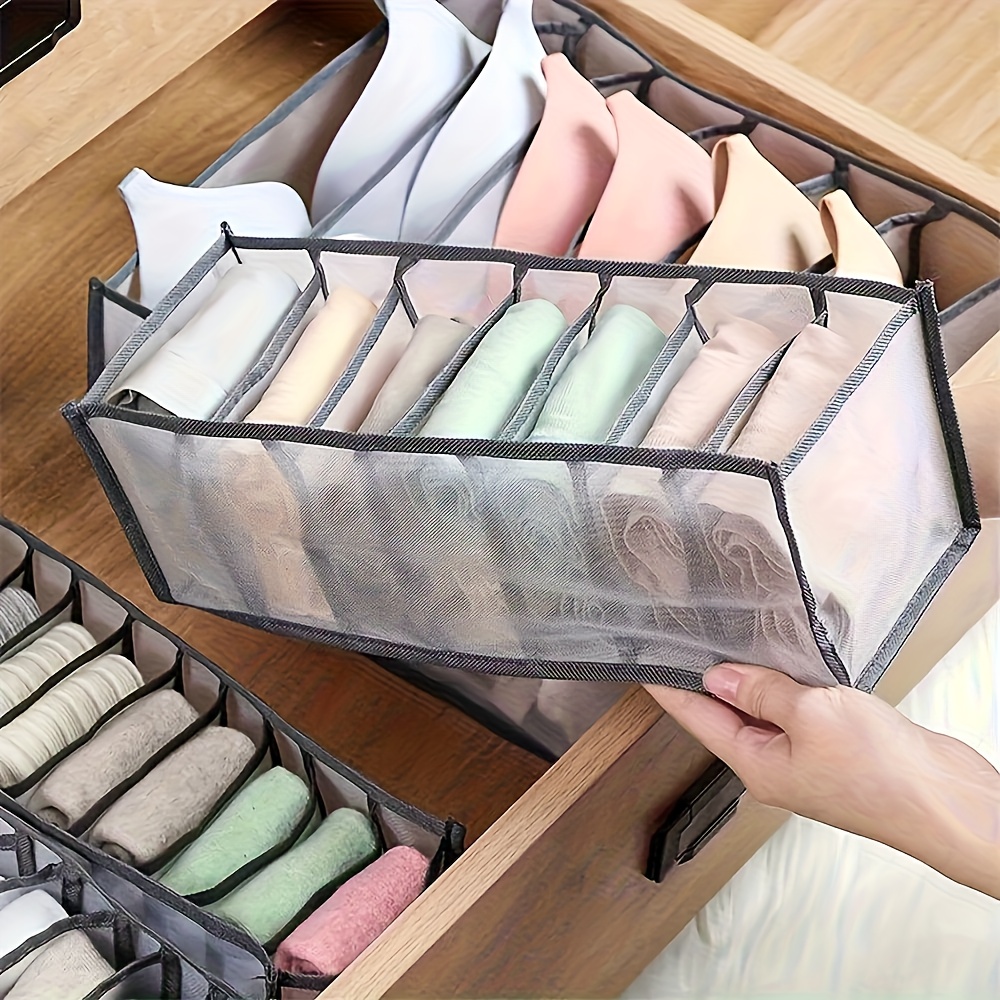 Sock Organizer Tray - 7 bölmeli iç çamaşırı çekmece düzenleyici