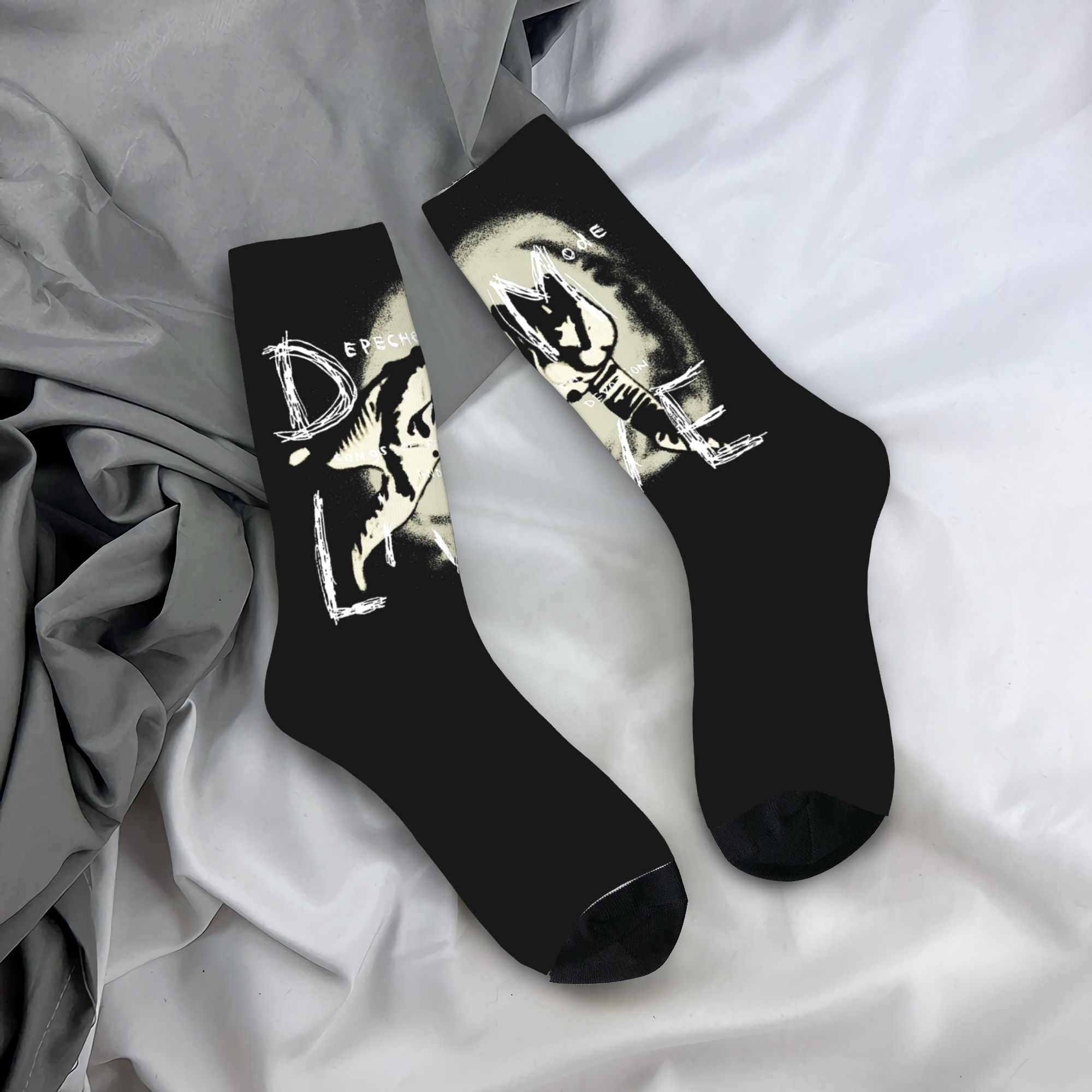 Dress Sock Men - Özel Elektronik Rock Depeche Cool Mode