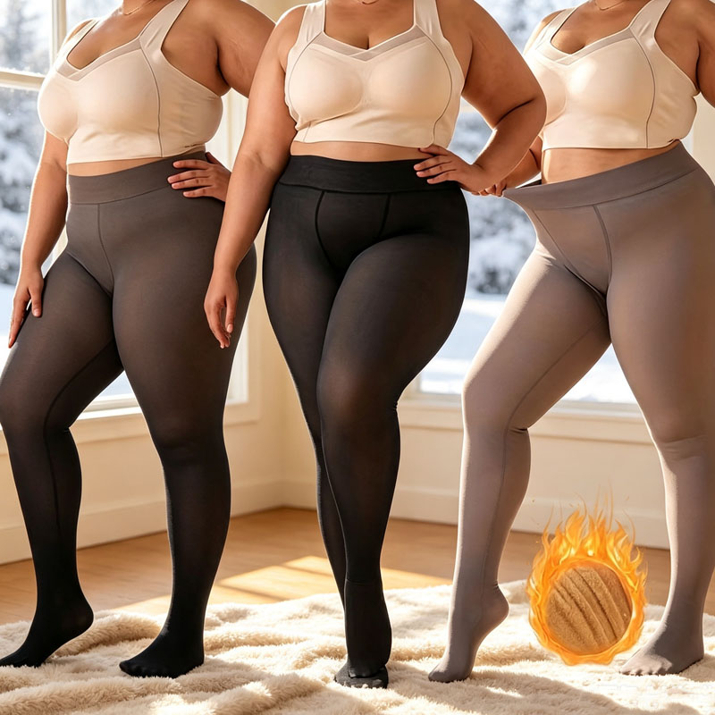 Tights Pantyhose Sheer - 1-2 Çift Opak Büyük Beden Polar