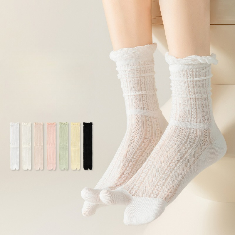 Toe Sock Split - 5 çift bölünmüş burunlu çorap kadın