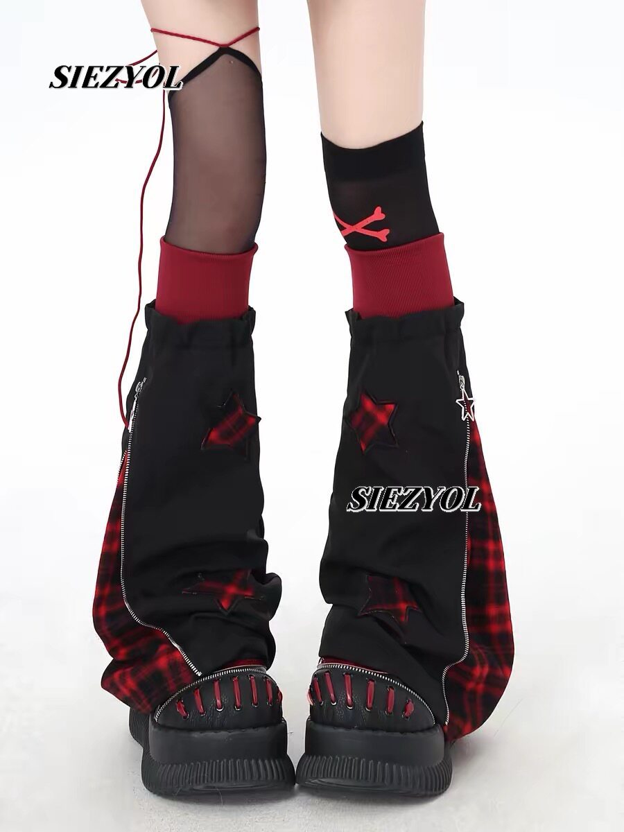 Boot Sock Slouchy - Orijinal Ekose Bacak Isıtıcıları 2026 Yeni