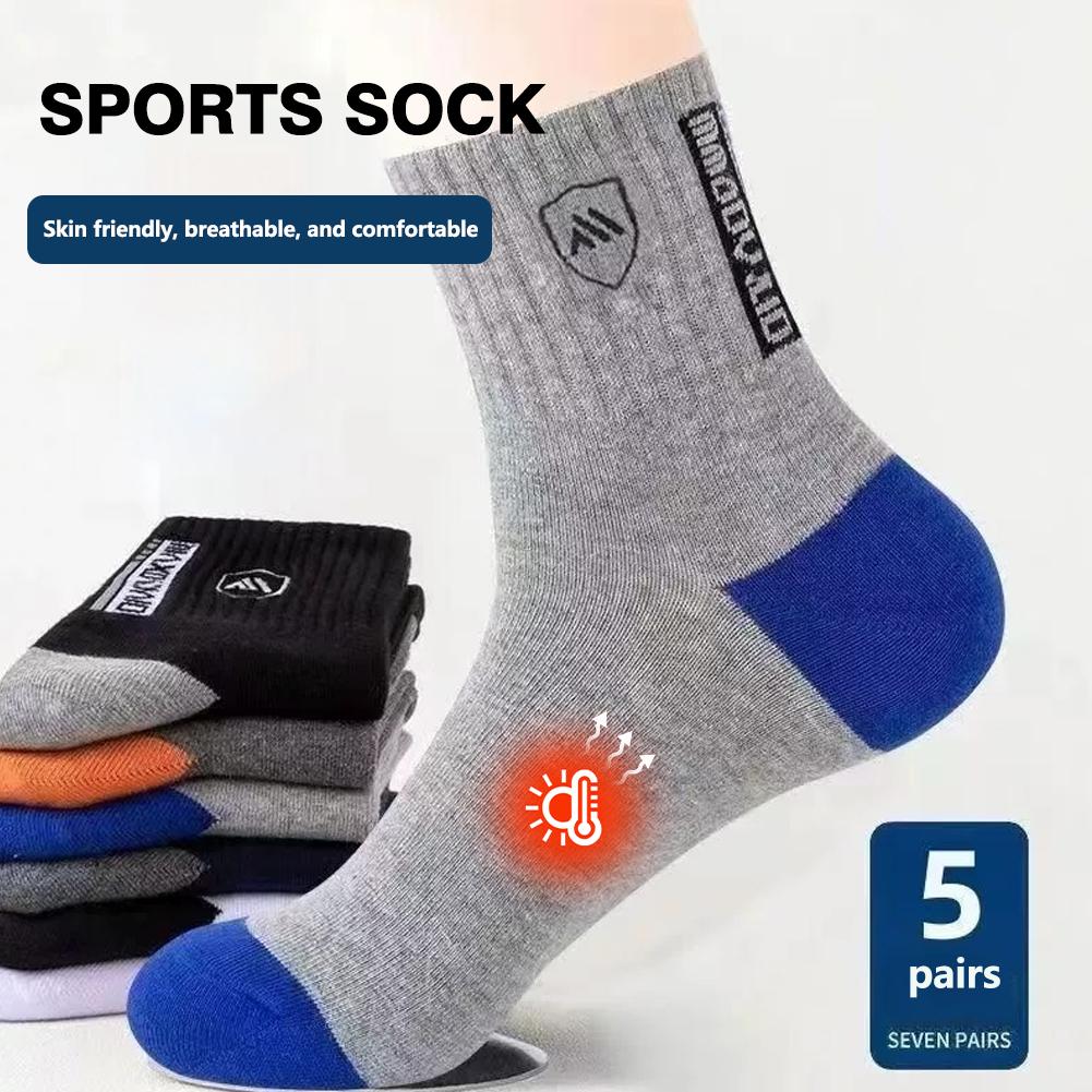 Cotton Crew Sock Pack - 5 Çift Erkek Kokuyu Önleyici ve