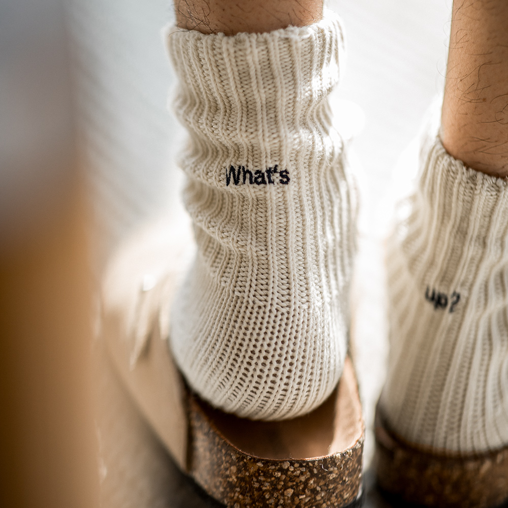 Cotton Crew Sock Pack - Maden 3'lü Paket Çift Vintage Kaba