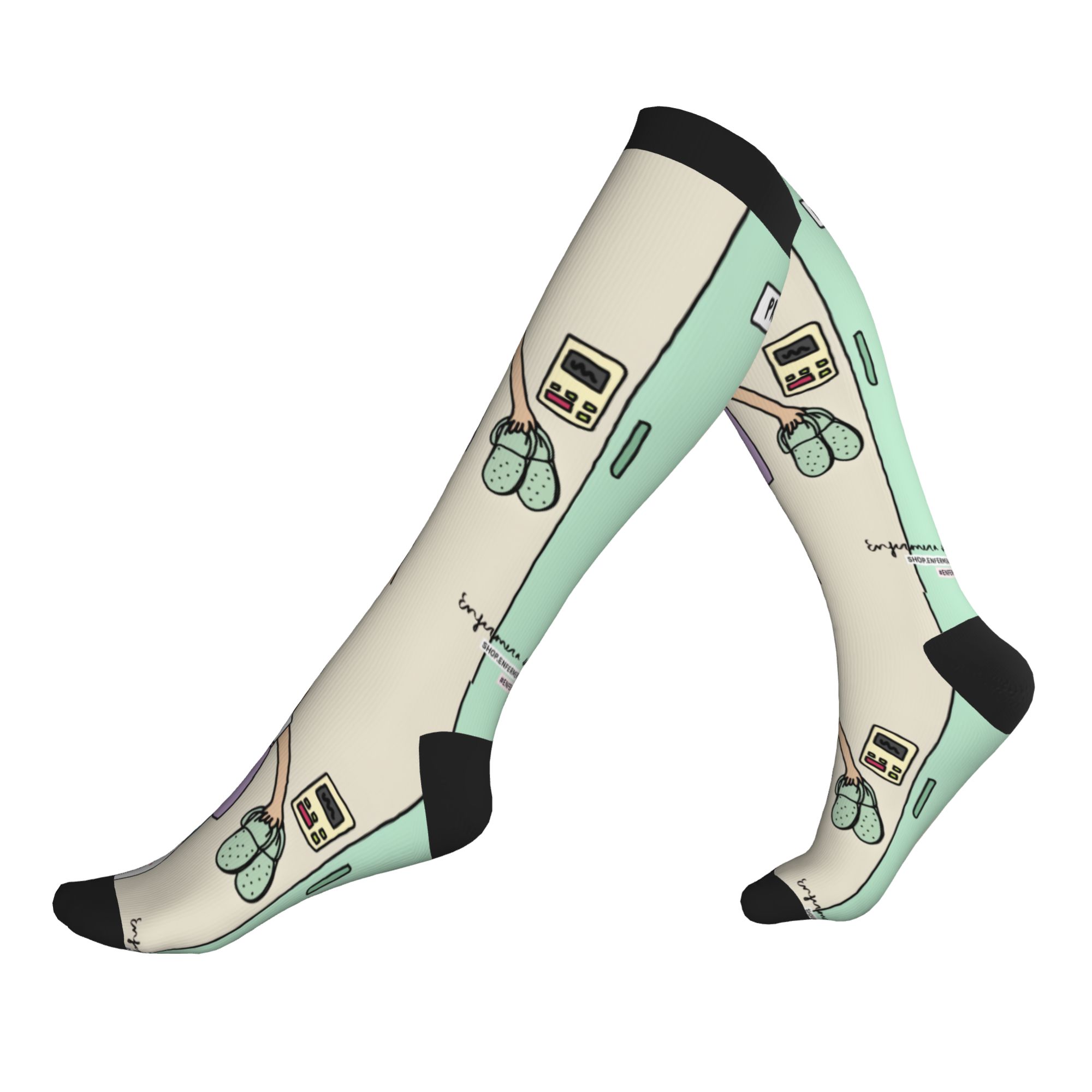 Compression Sock Medical - Enfermera En Apuros Doktor Hemşire Tıbbi
