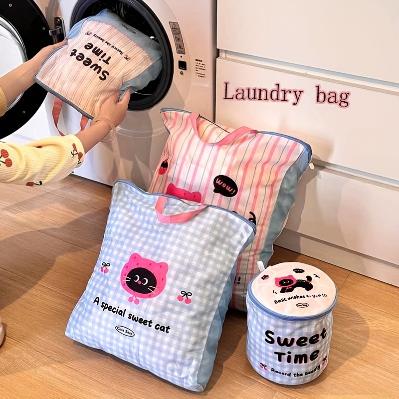 Sock Organizer Tray - Sevimli Kedi Panda Çamaşır Torbası, Ev