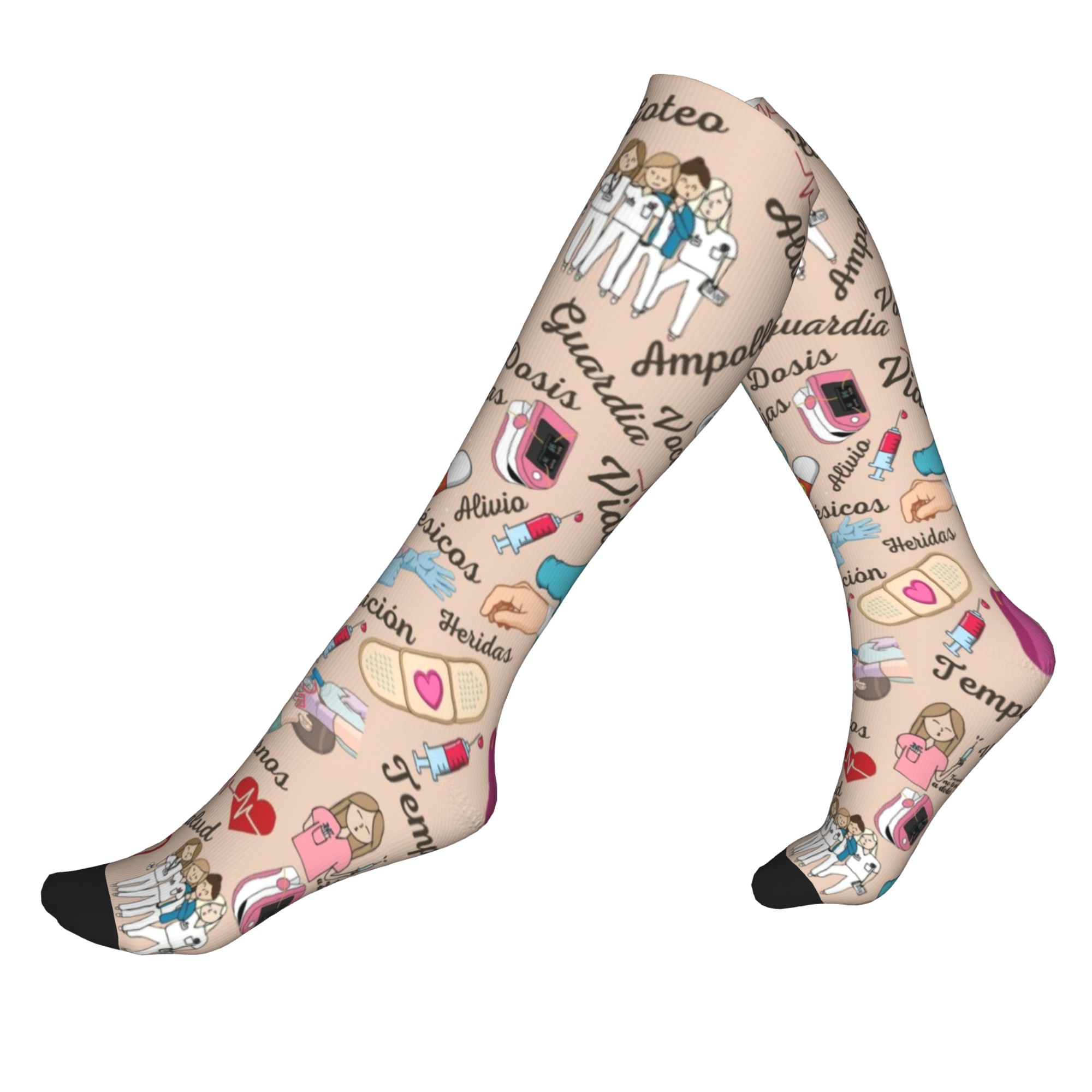 Compression Sock Medical - Doktor Hemşire Tıbbi Tıp Enfermera En