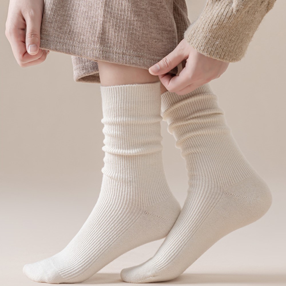 Wool Hiking Sock - 2025 Moda Çorapları Ekip Kesim Elbise
