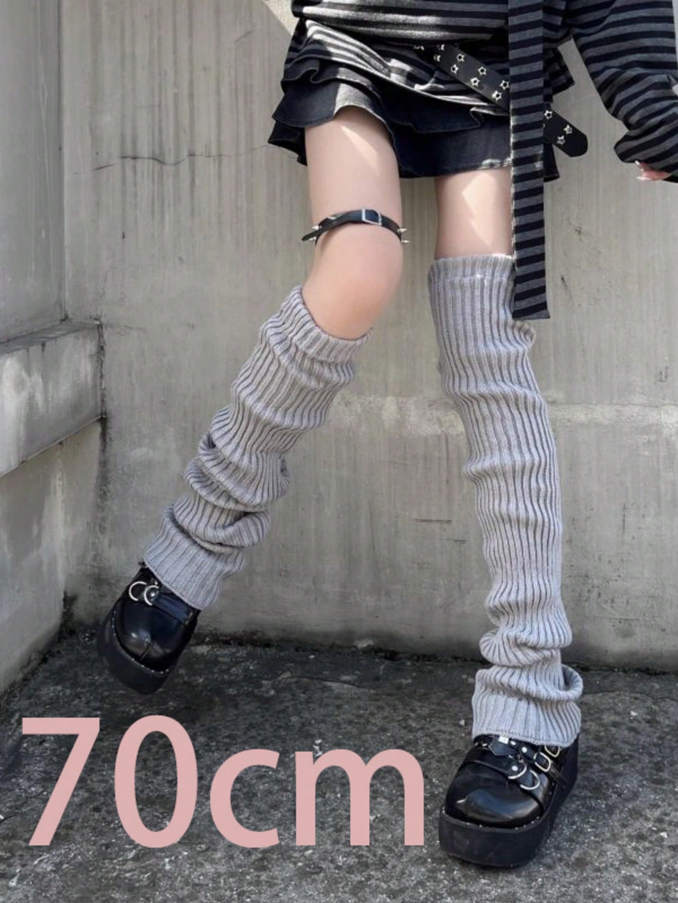 Boot Sock Slouchy - 2 adet 70cm uzun bacak ısıtıcıları