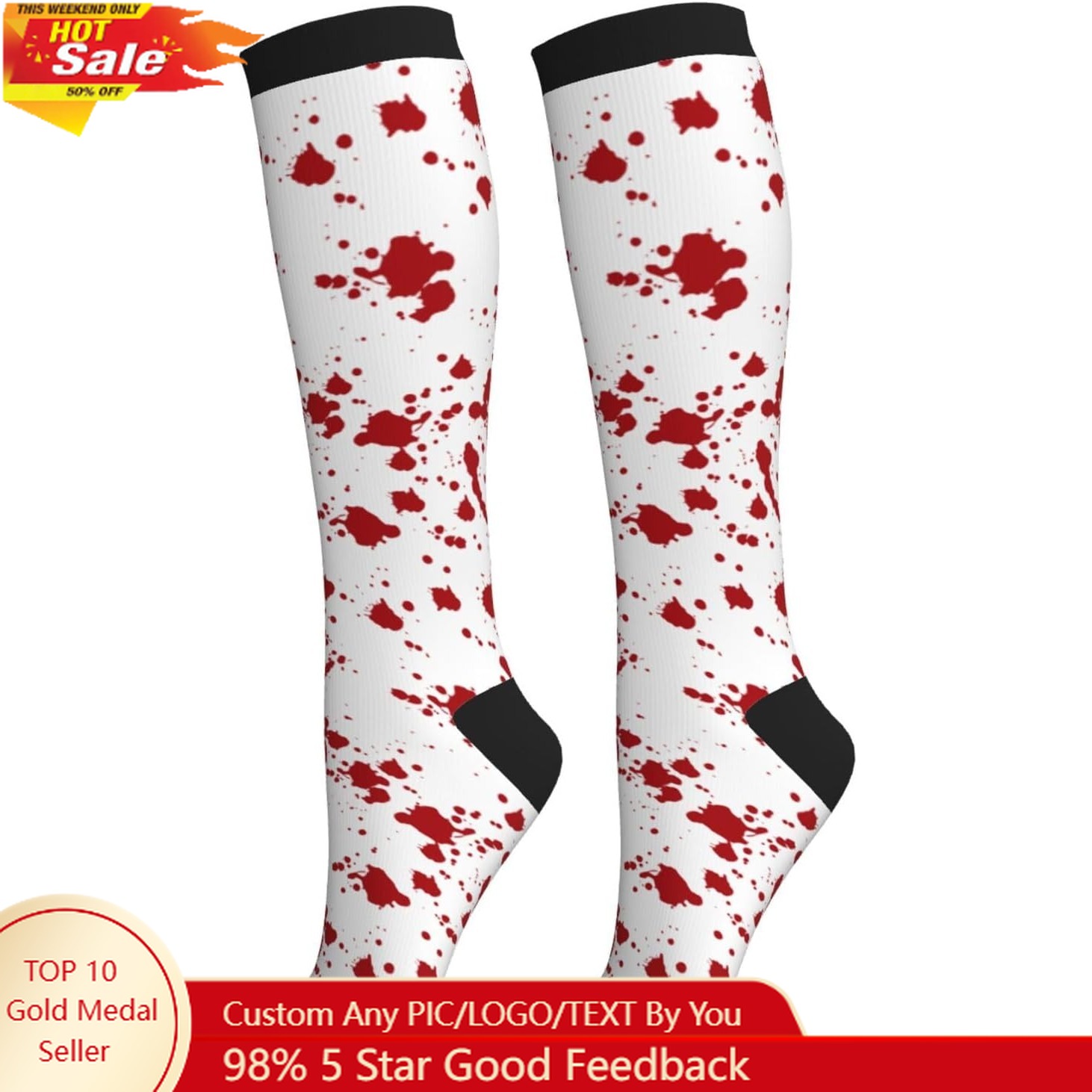 Knee High Sock Women - Varis Çorapları Baldır Diz Yüksekliği Destek