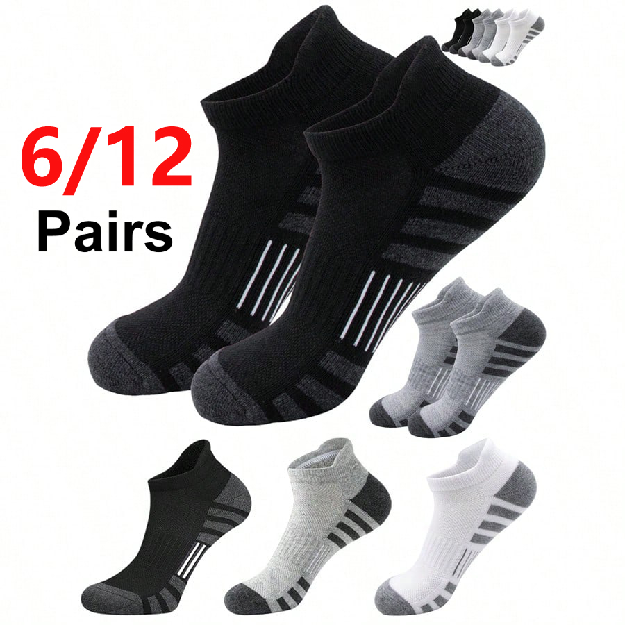 Athletic Sock Cushion - 6/24 Çift Yastıklı Nefes Alabilen Bilek