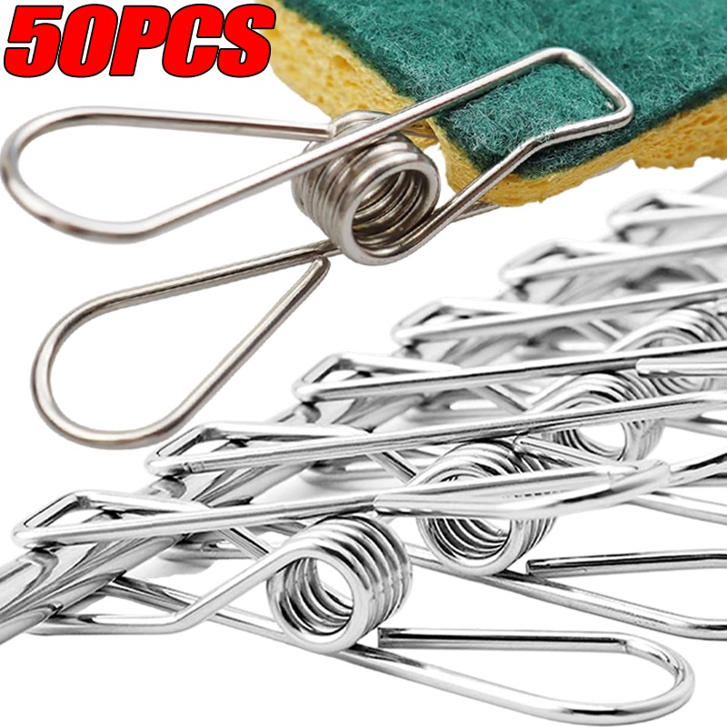 Sock Organizer Tray - 10/50 adet paslanmaz çelik klipsler çok