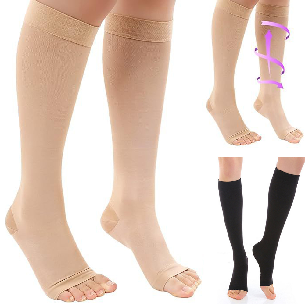Compression Sleeve Calf - Varisli Damarlar İçin Açık Uçlu Diz
