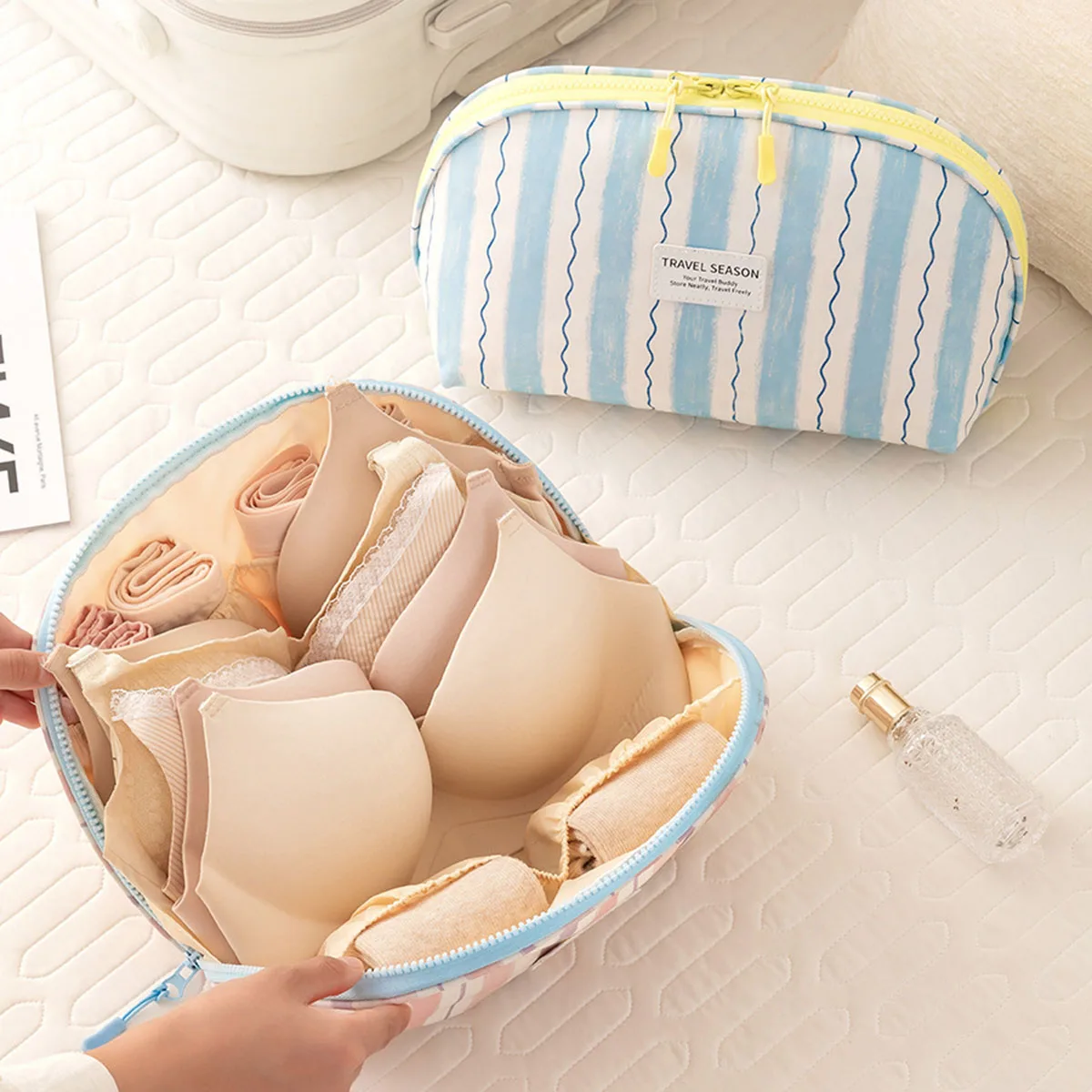 Sock Organizer Tray - İç çamaşırı saklama çantası taşınabilir çok