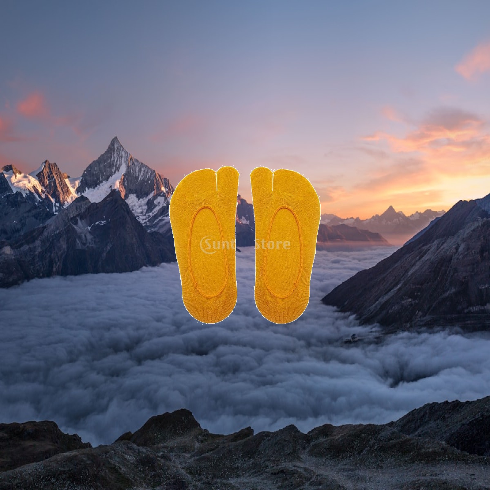 Invisibility Sock Loafer - Pamuklu Kadın Parmak Arası Çoraplar, İki