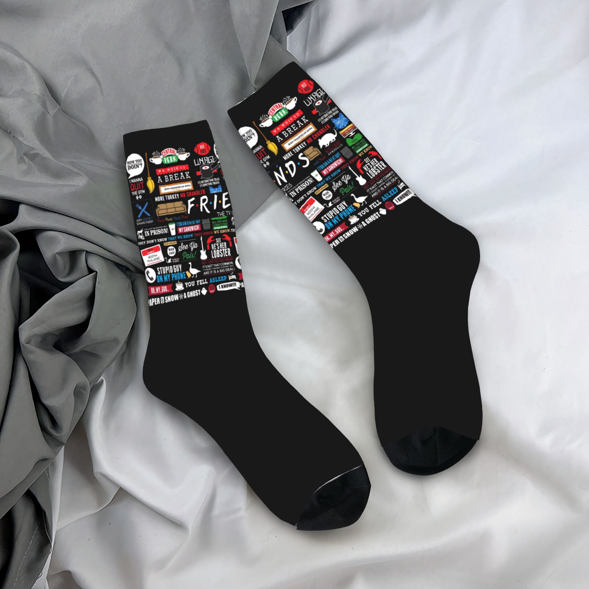 No Show Sock Women - Özel Sevimli Komik TV Şovu Arkadaşlar