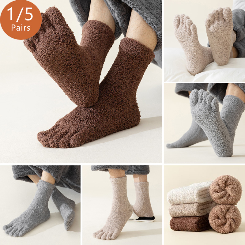 Thermal Sock Winter - 1/5 Çift Erkek Termal Ayak Çorap