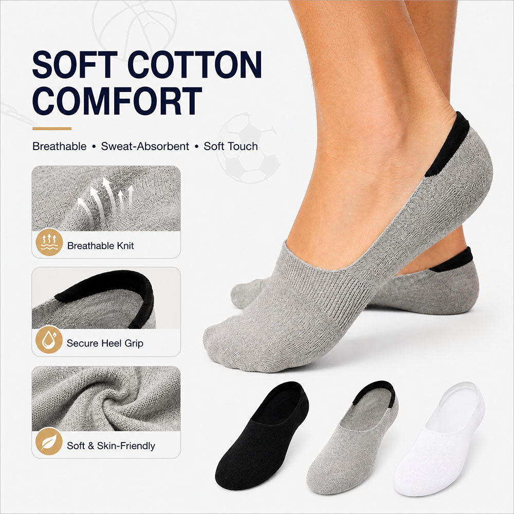 6 Çift Unisex Pamuklu Görünmez - Invisibility Sock Loafer incelemesi ve fiyatı