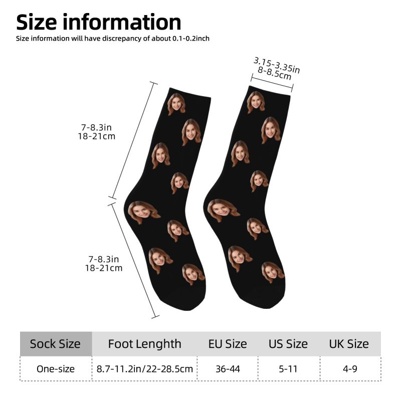 Kişiselleştirilmiş Özel Yüz Fo - Dress Sock Men incelemesi ve fiyatı