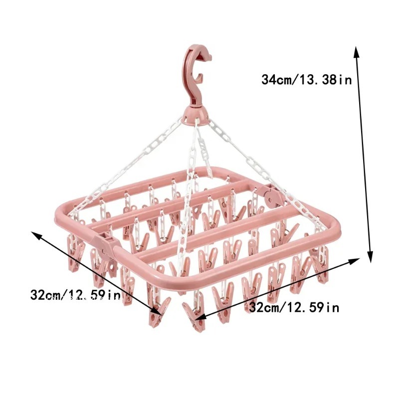 32 Klipsli Katlanabilir Çamaşı - Sock Organizer Tray incelemesi ve fiyatı