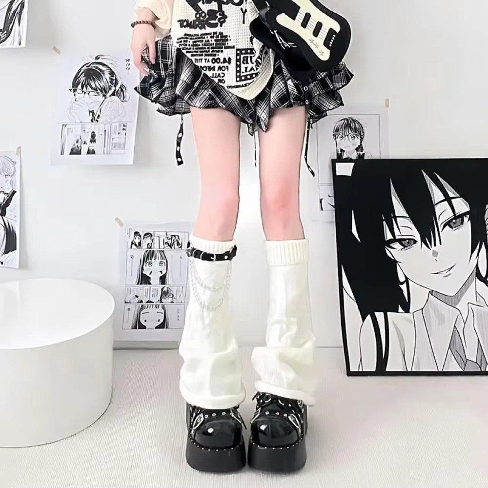 Japon Stili Harajuku Örgü Baca - Boot Sock Slouchy incelemesi ve fiyatı