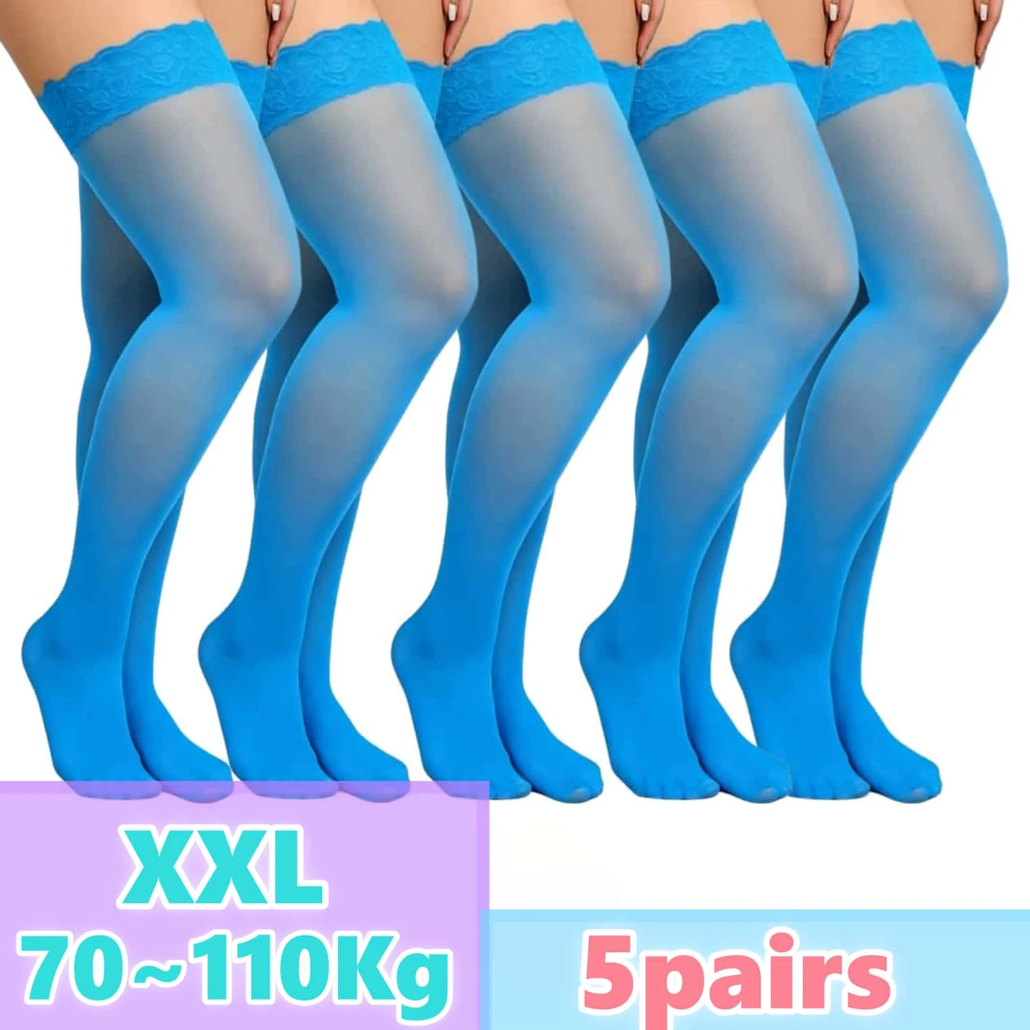 Kadınlar için Büyük Beden Dant - Thigh High Sock Stay Up incelemesi ve fiyatı