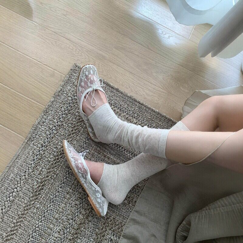 1 Çift Şeffaf Fileli Bol Paça  - Boot Sock Slouchy incelemesi ve fiyatı