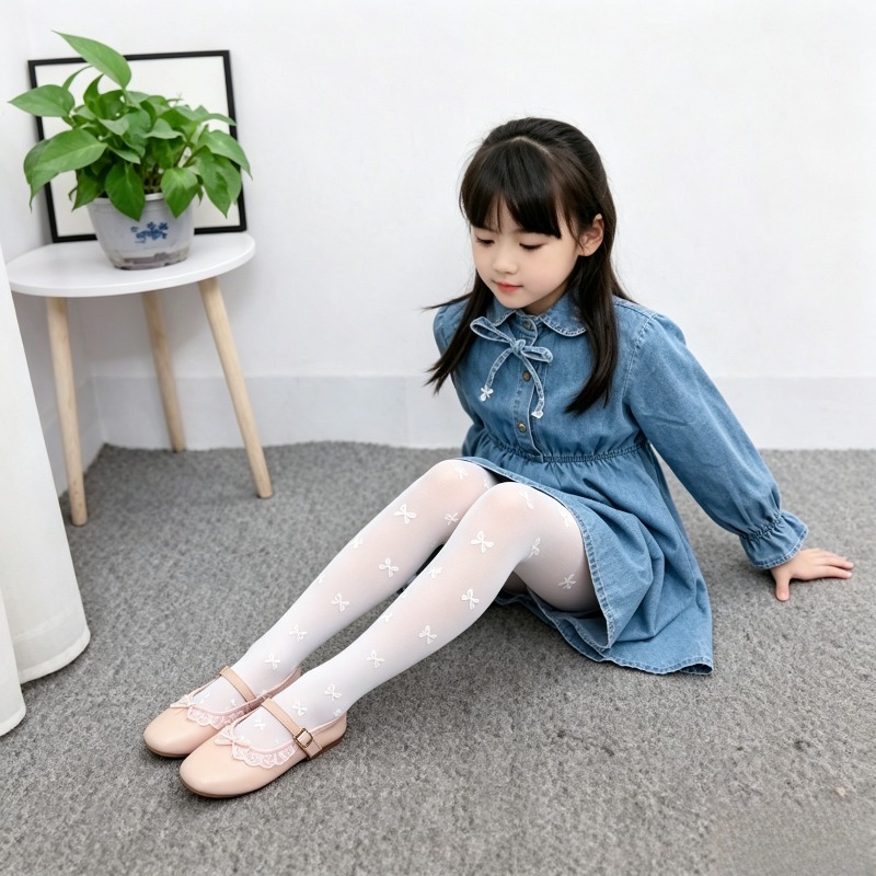 Bale 10D Kalp Fiyonk Dekorlu Y - Tights Pantyhose Sheer incelemesi ve fiyatı
