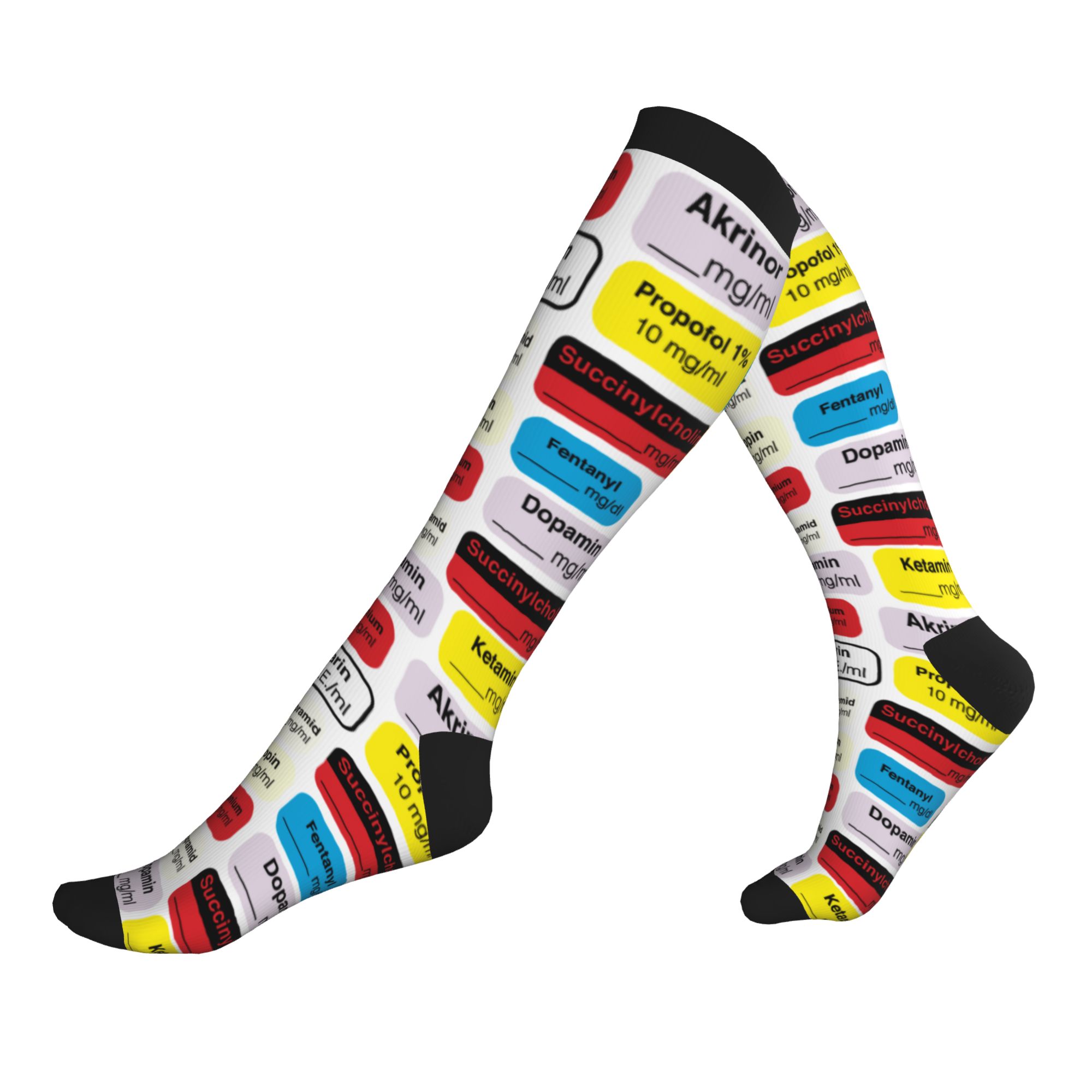 Anestezi İlaç Etiketleri Erkek - Compression Sock Medical incelemesi ve fiyatı