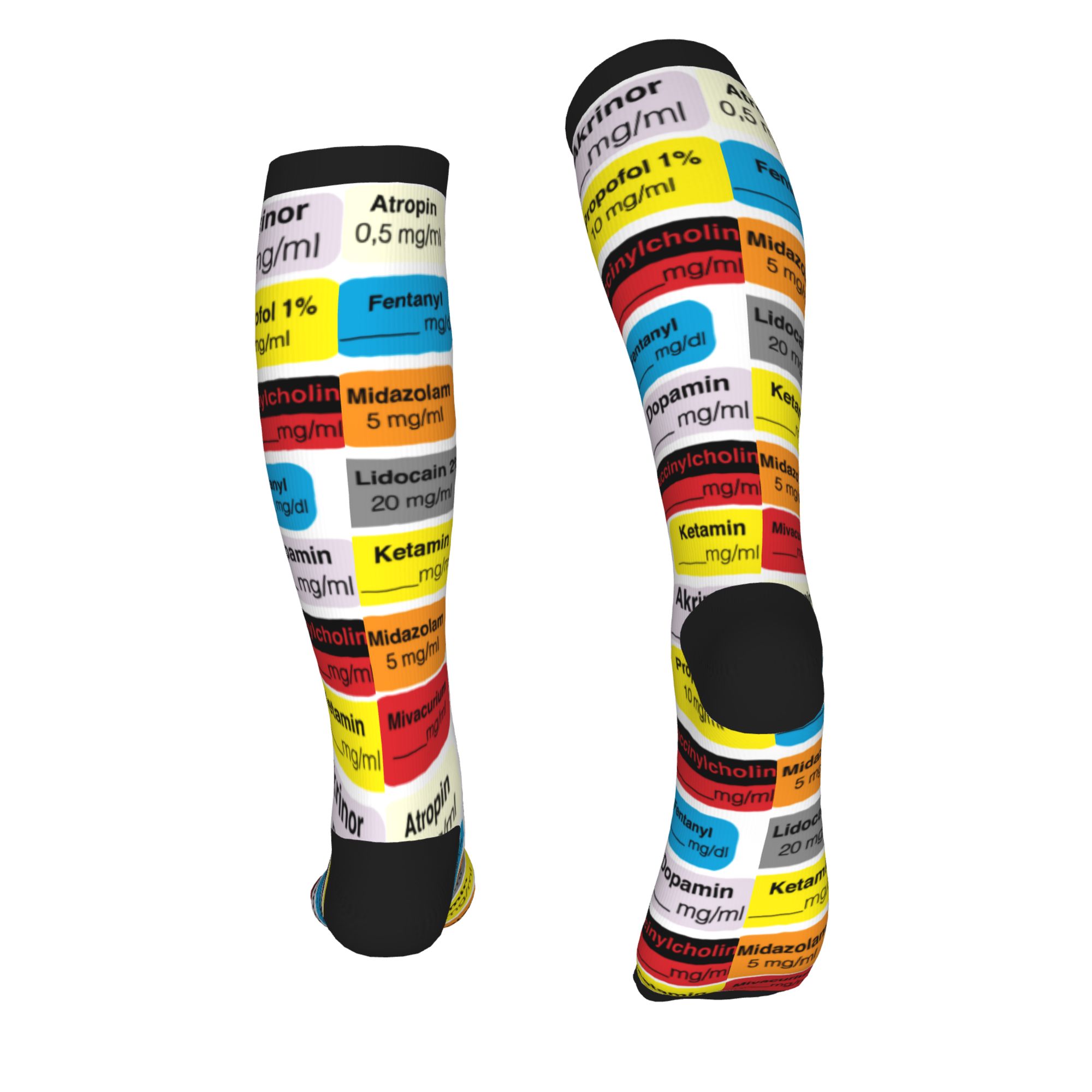 Anestezi İlaç Etiketleri Erkek - Compression Sock Medical incelemesi ve fiyatı