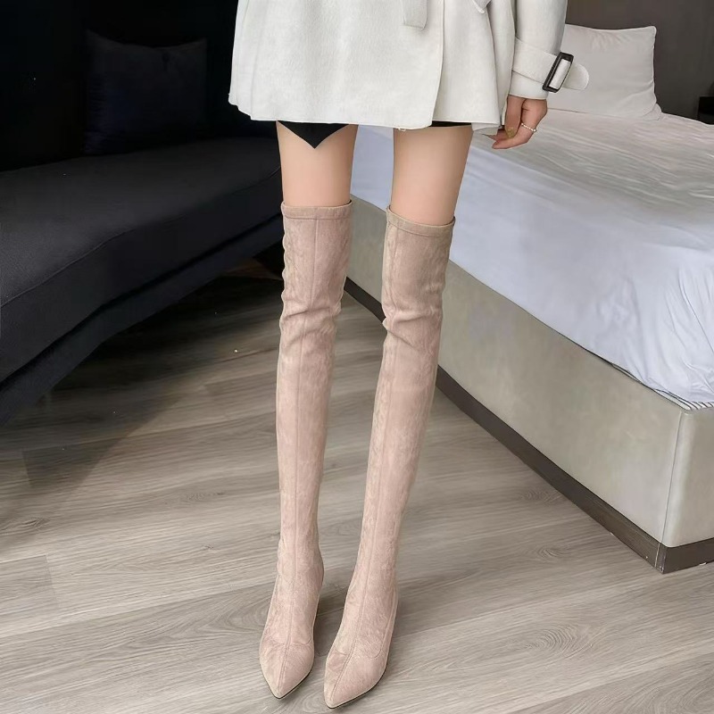 Seksi Kadın Botları Sivri Buru - Knee High Sock Women incelemesi ve fiyatı