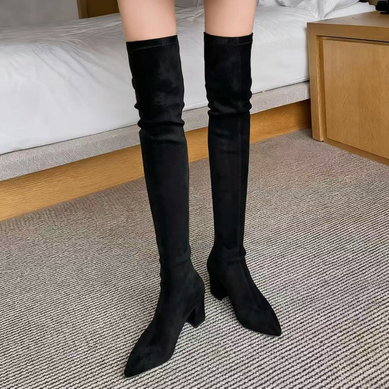 Seksi Kadın Botları Sivri Buru - Knee High Sock Women incelemesi ve fiyatı