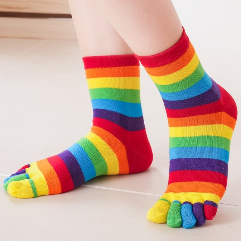 Kadın Çorapları Gökkuşağı Çizg - Toe Sock Split incelemesi ve fiyatı
