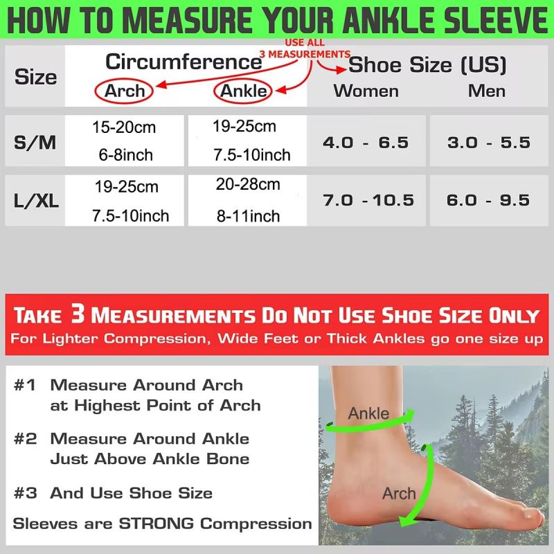1 çift Spor Ayak Bileği Desteğ - Ankle Brace Sock incelemesi ve fiyatı
